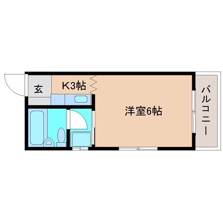新清水駅 バス8分  村松原下車：停歩6分 2階の物件間取画像